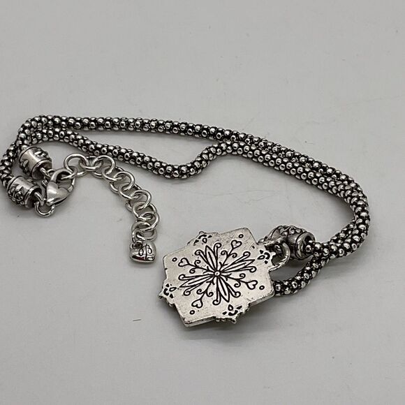 Brighton Bali Red and Gold Enameled Pendant necklace - Picture 3 of 6